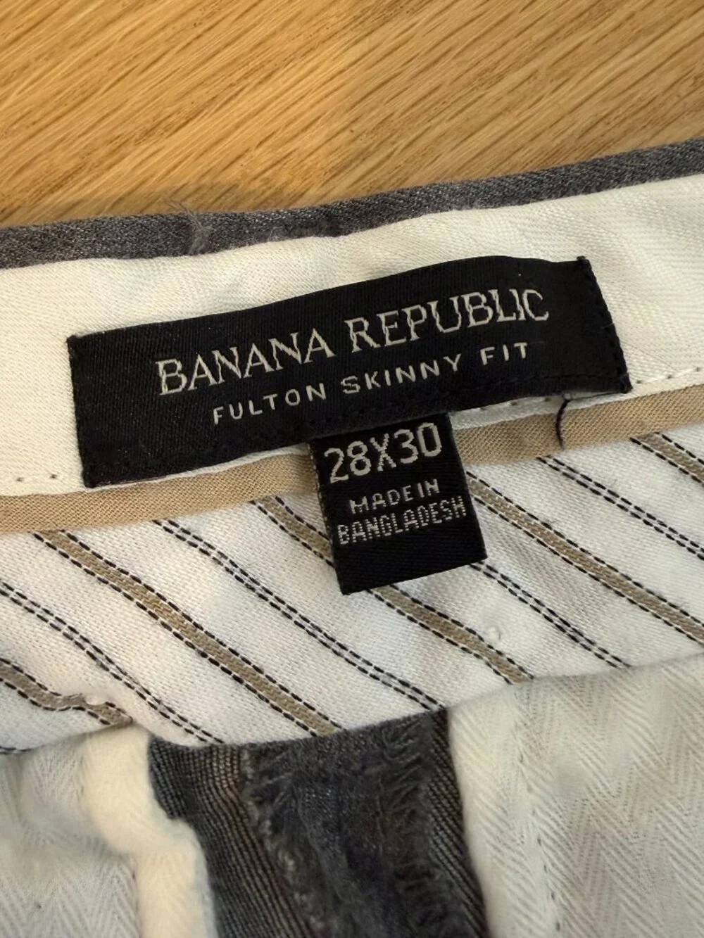 Men's Banana Republic Fulton Skinny Fit Chino, sz 28x30